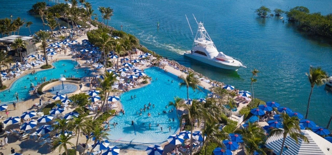 Aerial view of Ocean Reef Club