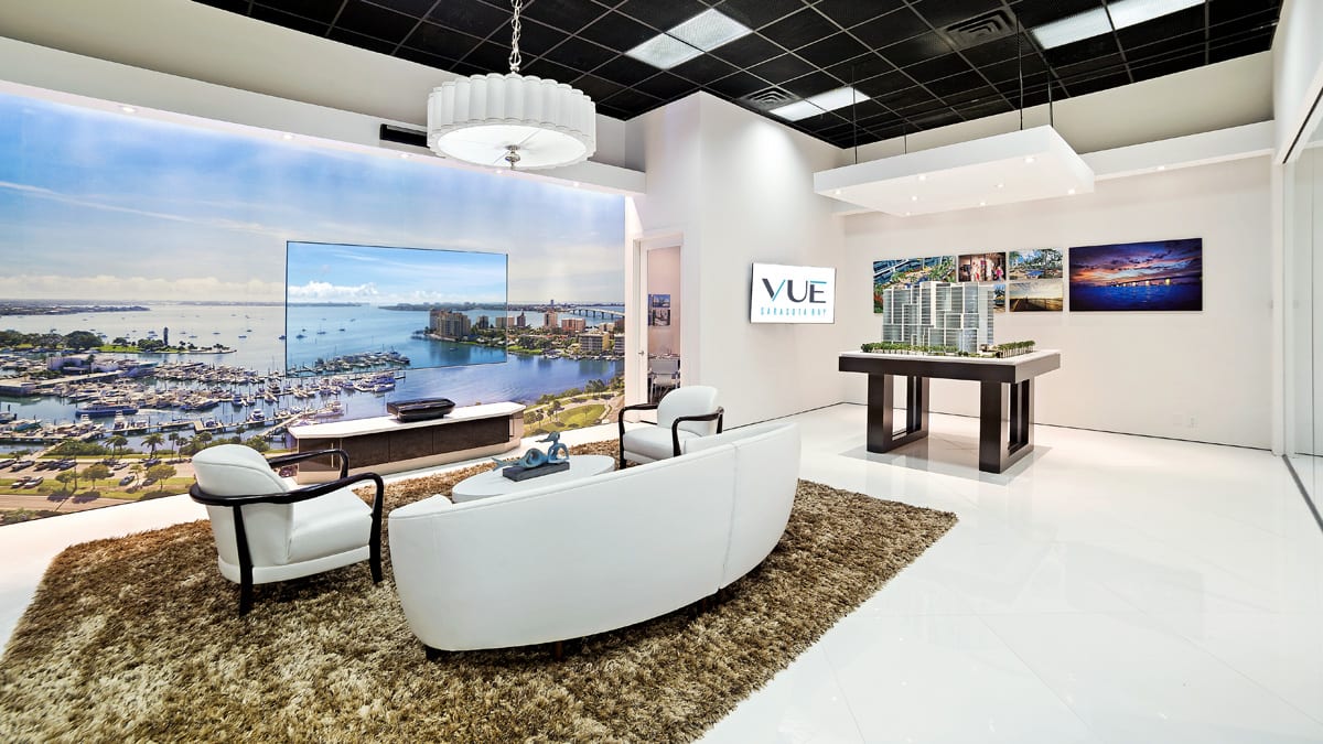 VUE Sarasota BaySales Environment Design