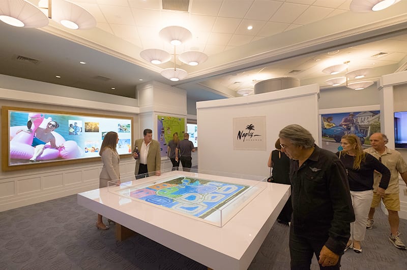 Naples Reserve People looking at topo