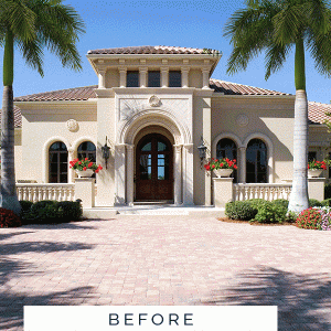 a home that is remodeled by ecclestone to be de-tuscanized