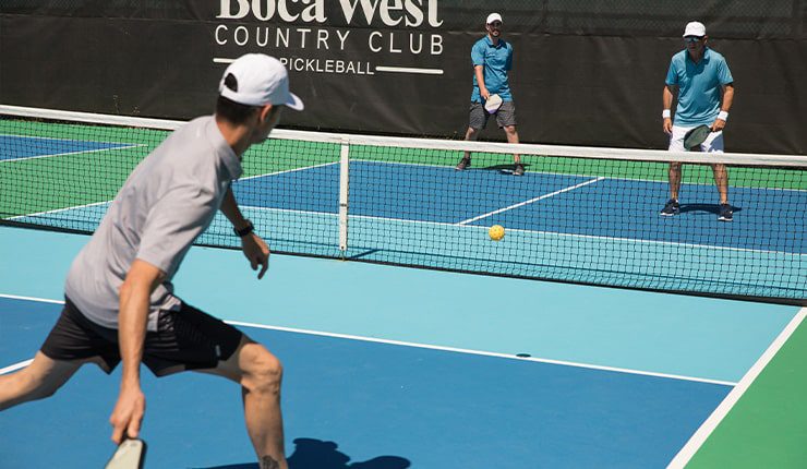 Florida Real Estate - Boca West Country Club Pickleball Courts, Boca Raton, Florida