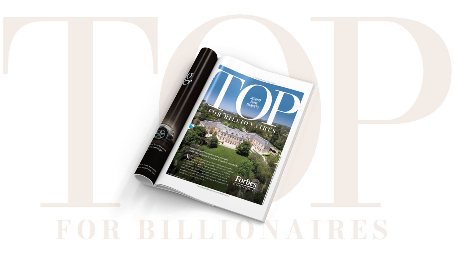 Forbes Global Properties Print Design