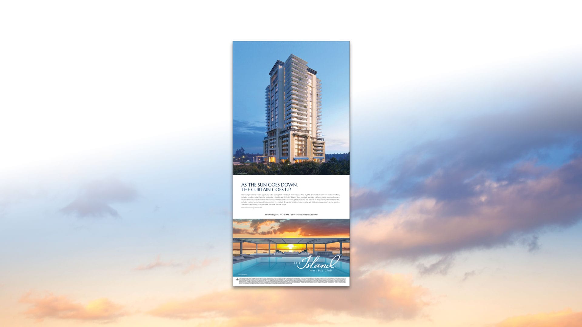 The Island at West Bay Print Design